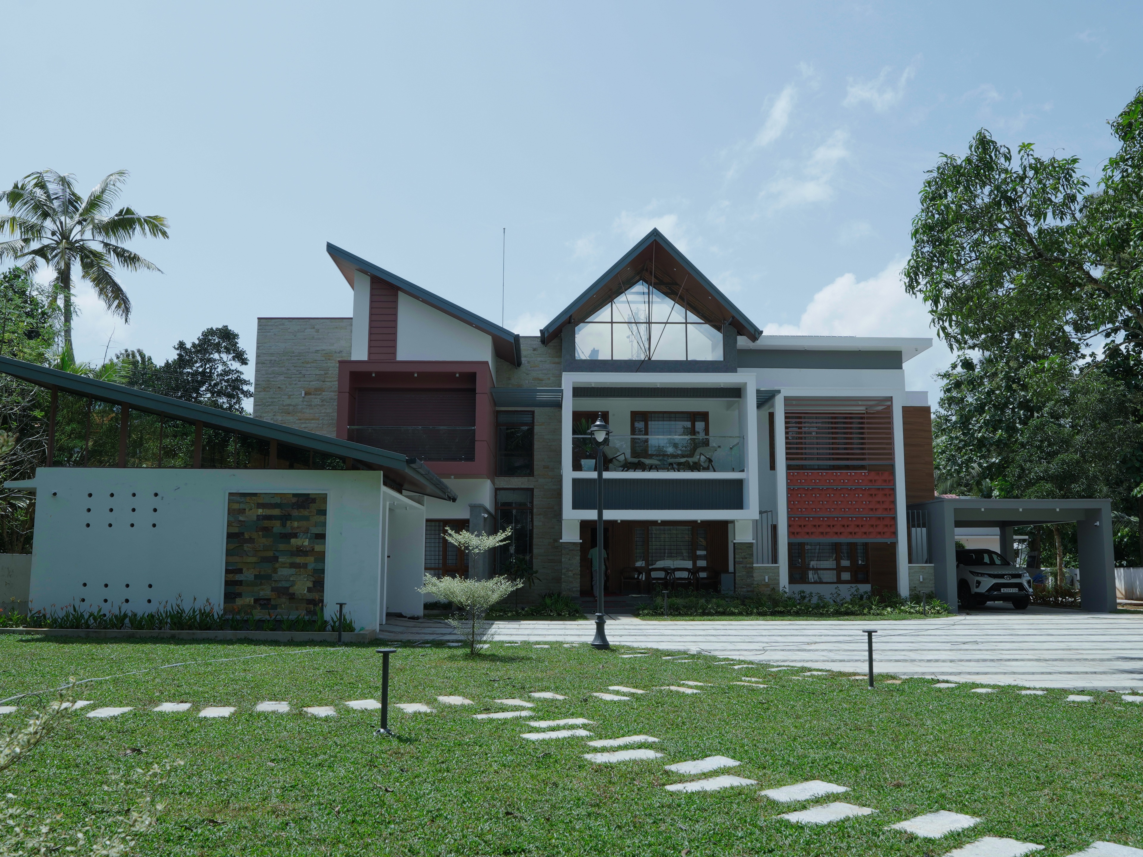 Serene Living Redefined at House – Inspired Landscape & Interior Concept for Binu, Changanassery